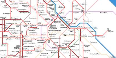 Вена Австрия трамвайной карте