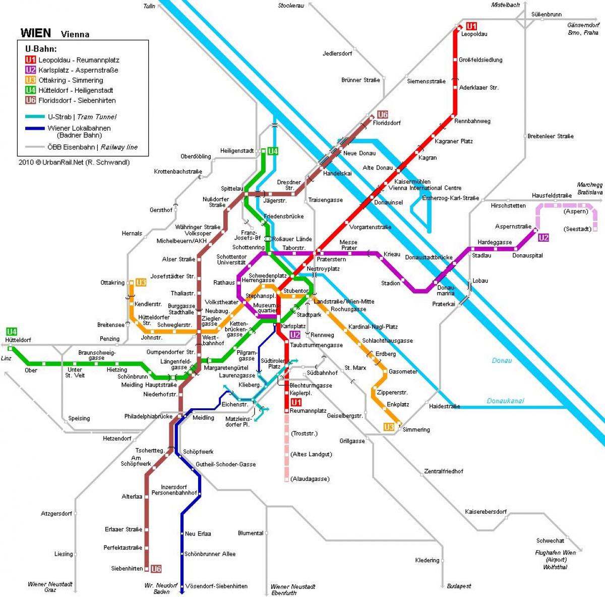 Вена схема метро Мюнхен