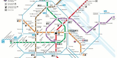 Вены на s Bahn карта