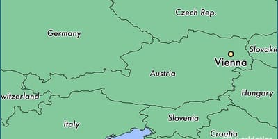 Вена на карте