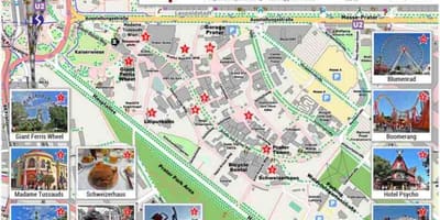 Карта Венский парк и ездить