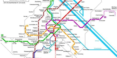 Вена схема метро Мюнхен