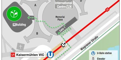 Карта венском международном центре
