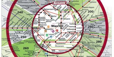 Виен 100 карта зоны 