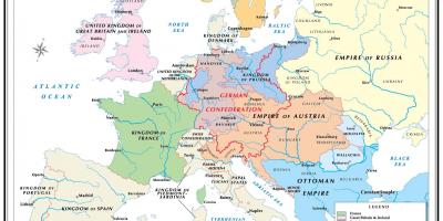 Карта Вены месте на мире