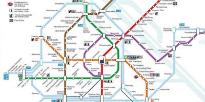 Вена карта метро 