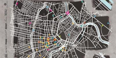 Карта уличного искусства Вена
